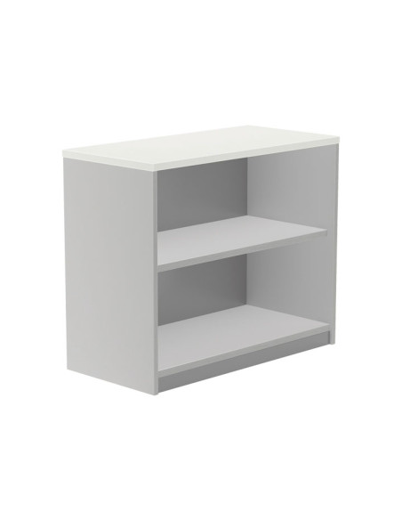 ARMARIO LIBRERÍA ROCADA SERIE STORE  ALUMINIO - BLANCO 78x90cm