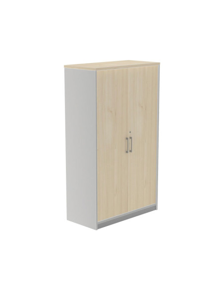 ARMARIO LIBRERÍA ROCADA SERIE STORE  ALUMINIO - HAYA 156x90cm