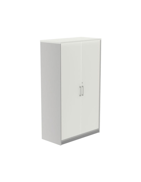 ARMARIO LIBRERÍA ROCADA SERIE STORE  ALUMINIO - BLANCO 156x90cm