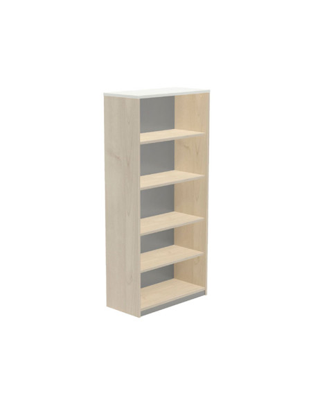 ARMARIO LIBRERÍA ROCADA SERIE STORE  HAYA - BLANCO 195x90cm