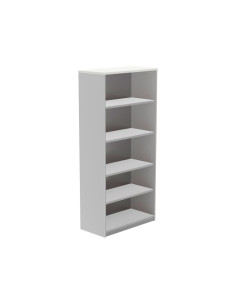 ARMARIO LIBRERÍA ROCADA SERIE STORE  ALUMINIO - BLANCO 195x90cm