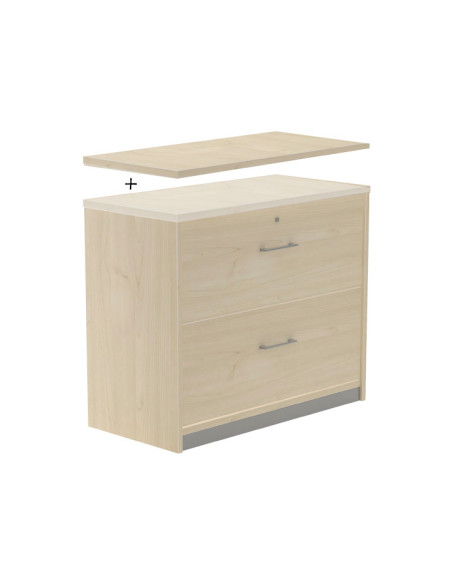 ARMARIO CARPETERO ROCADA SERIE STORE  HAYA - GRIS 78x90cm
