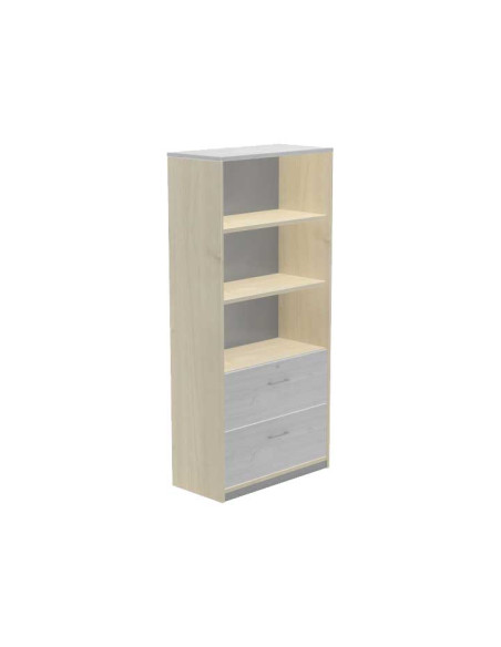 ARMARIO CARPETERO ROCADA SERIE STORE  HAYA - GRIS 195x90cm