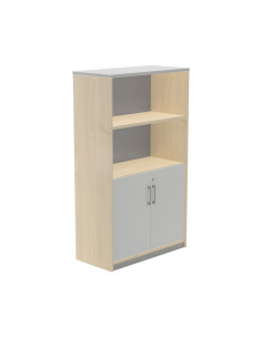 ARMARIO PUERTAS BAJAS ROCADA SERIE STORE  HAYA - GRIS 156x90cm