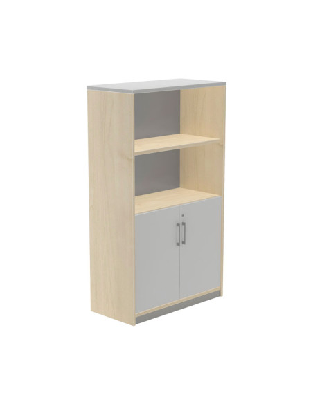 ARMARIO PUERTAS BAJAS ROCADA SERIE STORE  HAYA - GRIS 156x90cm