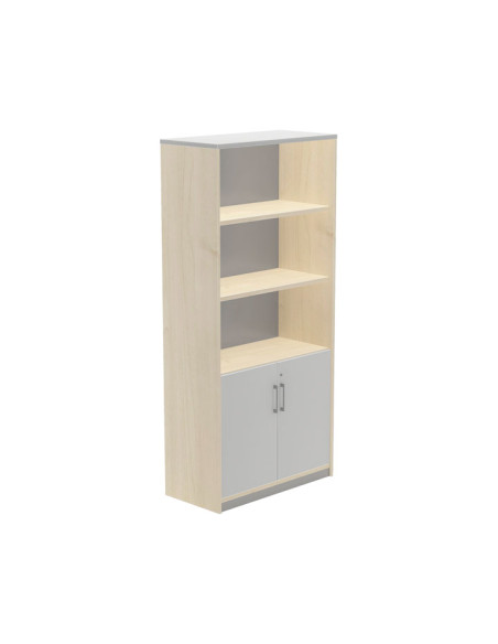 ARMARIO PUERTAS BAJAS ROCADA SERIE STORE  HAYA - GRIS 195x90cm