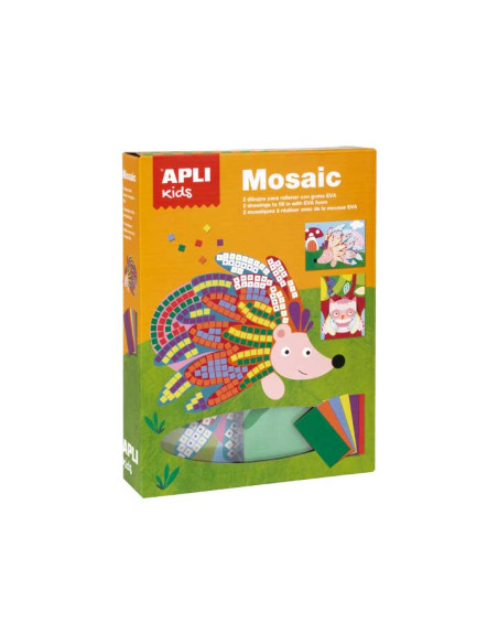 KIT APLI KIDS MOSAICO GOMA EVA ANIMALES 4 años
