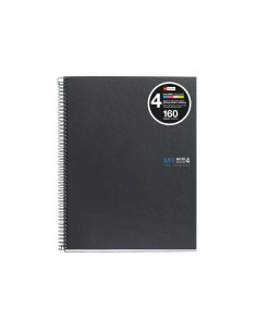 CUADERNO MIQUEL RIUS NOTEBOOK 4 A4 BASIC GRAFITO HORIZONTAL