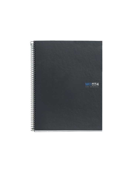 CUADERNO MIQUEL RIUS NOTEBOOK 4 A4 BASIC GRAFITO HORIZONTAL
