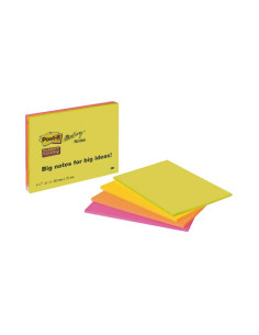 PACK 4 BLOCS NOTAS REPOSICIONABLES POST-IT SUPER STICKY 203x152cm