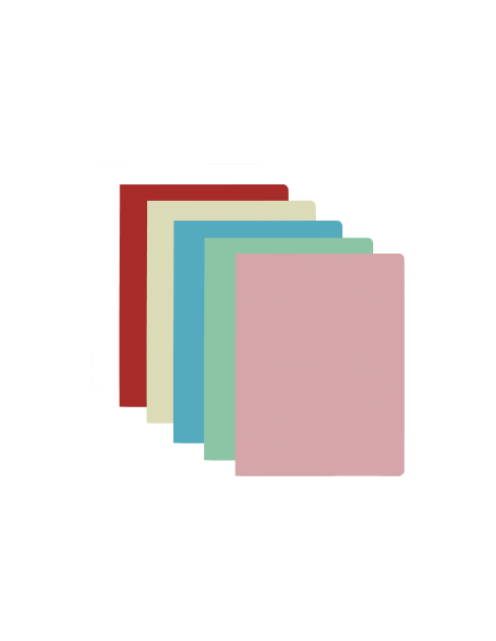 PACK 50 SUBCARPETAS ELBA A4 PASTEL 180gr