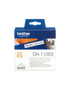 BROTHER ETIQUETAS PRECORTADAS PARA CARPETAS 17X87MM 300 ETIQUETAS