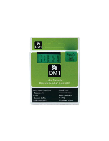 CINTA ROTULAR COMPATIBLE DYMO D1 9 mm x 7m ELECTRÓNICA