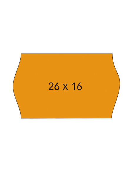 PACK 6 ROLLOS APLI PARA ETIQUETADORA 21x12mm SINUSOIDAL REMOVIBLE