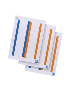 PACK 380 ETIQUETAS GIO PARA CARPETAS COLGANTES