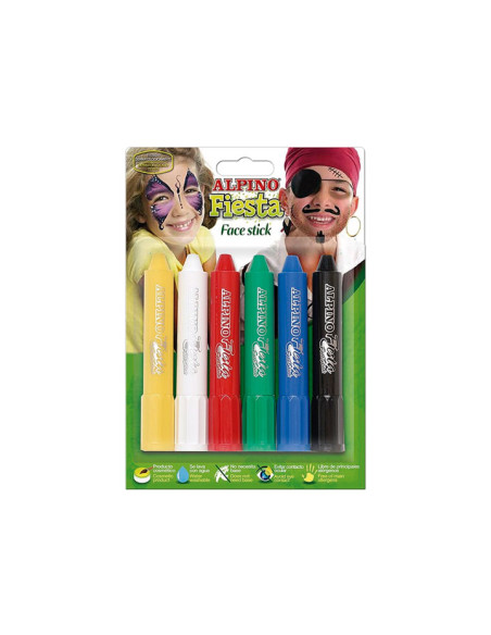 BLÍSTER 6 BARRAS ALPINO FACE STICK