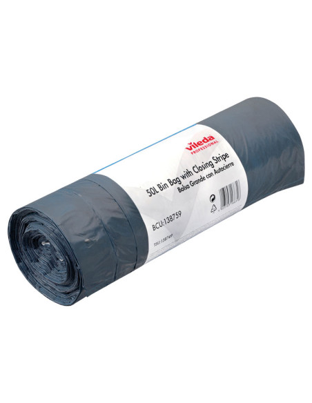 ROLLO 30 BOLSAS DE BASURA VILEDA AUTOCIERRE 70 x 80cm