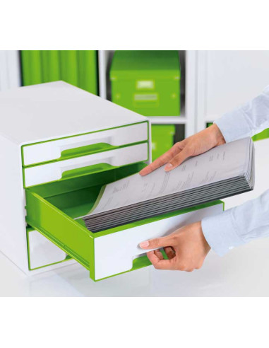 MÓDULO LEITZ WOW DUAL 4 CAJONES