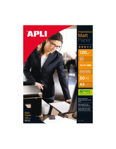 PAQUETE 50h PAPEL APLI MATT QUALITY 120gr A3