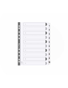 SEPARADORES EXACOMPTA DE CARTULINA 1-10 POSICIONES