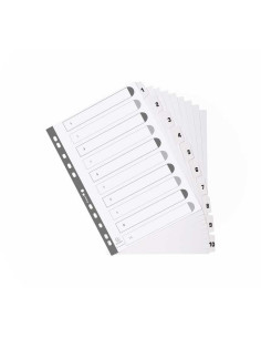 SEPARADORES EXACOMPTA DE CARTULINA 1-10 POSICIONES 2