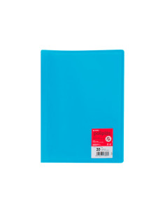CARPETA GRAFOPLÁS CON 20 FUNDAS POLIPLÁS COLOR TRANSLÚCIDO