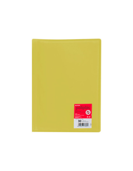 CARPETA GRAFOPLÁS CON 30 FUNDAS POLIPLÁS COLOR TRANSLÚCIDO