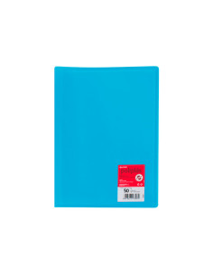 CARPETA GRAFOPLÁS CON 50 FUNDAS POLIPLÁS COLOR TRANSLÚCIDO