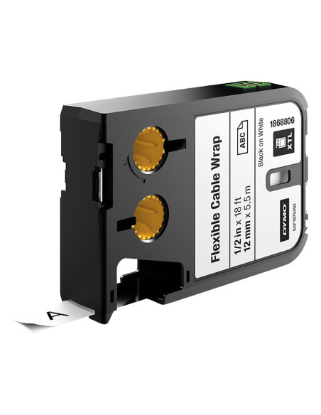 CINTA DYMO PARA ROTULAR CABLES 12mm