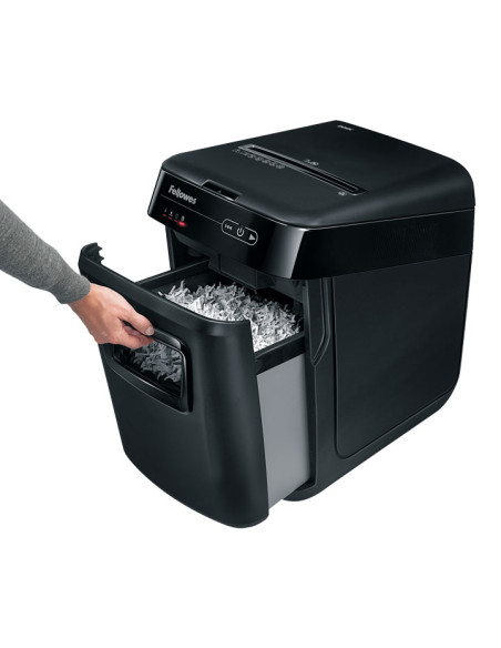 DESTRUCTORA FELLOWES AUTO-MAX 200C 200h PARTIC Nvseg4 - partícula 4x38mm ancho 230mm dep32L