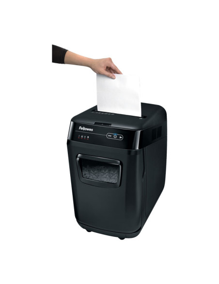 DESTRUCTORA FELLOWES AUTO-MAX 200C 200h PARTIC Nvseg4 - partícula 4x38mm ancho 230mm dep32L