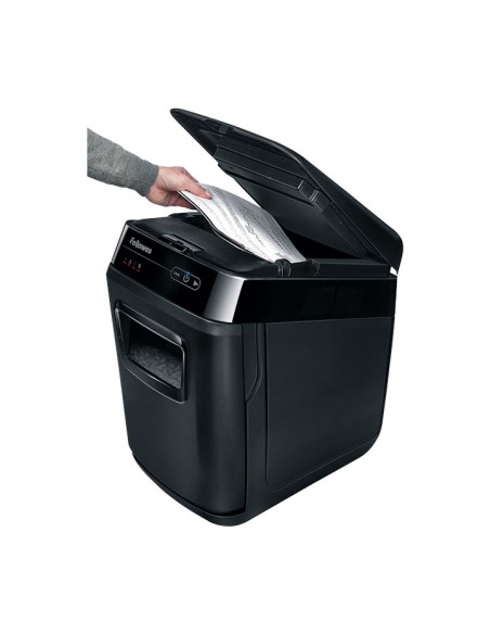 DESTRUCTORA FELLOWES AUTO-MAX 200C 200h PARTIC Nvseg4 - partícula 4x38mm ancho 230mm dep32L