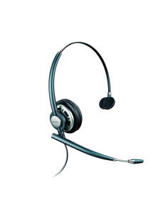 HP POLY AURICULARES ENCOREPRO HW710 EA  DIADEMA MONOAURAL C MICRÓFONO CONTROL DE VOLUMEN CONECTOR QD NEGRO