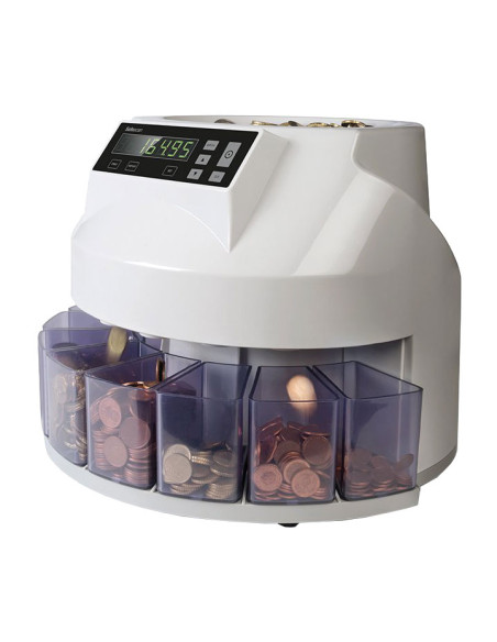 CONTADORA CLASIFICADORA DE MONEDAS SAFESCAN 1250