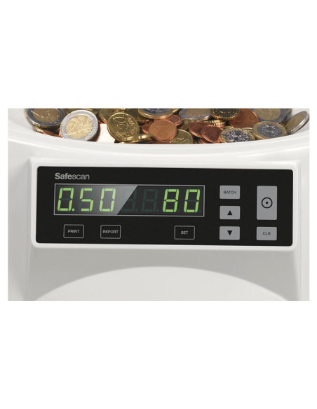 CONTADORA CLASIFICADORA DE MONEDAS SAFESCAN 1250