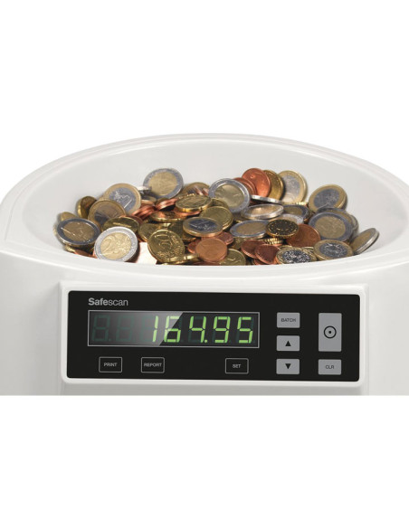 CONTADORA CLASIFICADORA DE MONEDAS SAFESCAN 1250