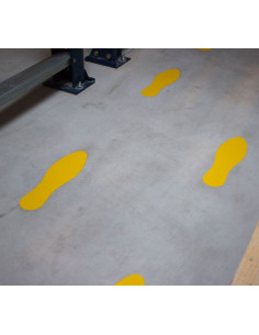 PACK 10 SÍMBOLOS ADHESIVOS TARIFOLD FORMA HUELLA 2