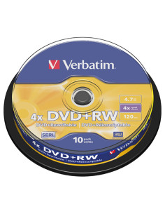 BOBINA 10 DVD RW  VERBATIM 4X 47GB ADVANCED