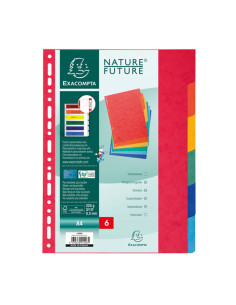 SEPARADORES EXACOMPTA PREMIUM 6 POSICIONES