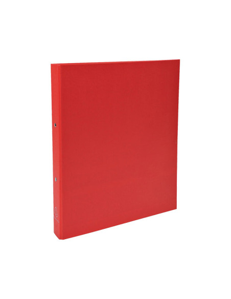 CARPETA de ANILLAS EXACOMPTA CARTON FORRADO A4 2 anREDONDA 30mm ROJO