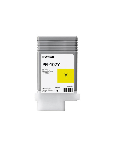 CARTUCHO INKJET CANON PFI-107Y IMAGEPROGRAF IPF670IPF680IPF685IPF770IPF780IPF785 AMARILLO 130 ML6708B001