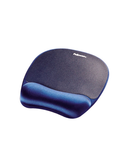 ALFOMBRILLA RATON FELLOWES CREPOSAMUÑECAS MEMORY FOAM AZUL
