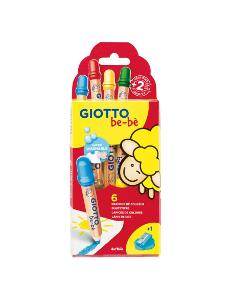 ESTUCHE 6 LÁPICES GIOTTO BE-BÈ