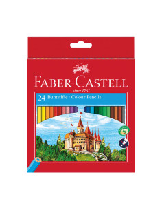 ESTUCHE 24 ECOLÁPICES FABER-CASTELL CASTILLO