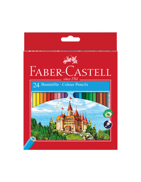 ESTUCHE 24 ECOLÁPICES FABER-CASTELL CASTILLO