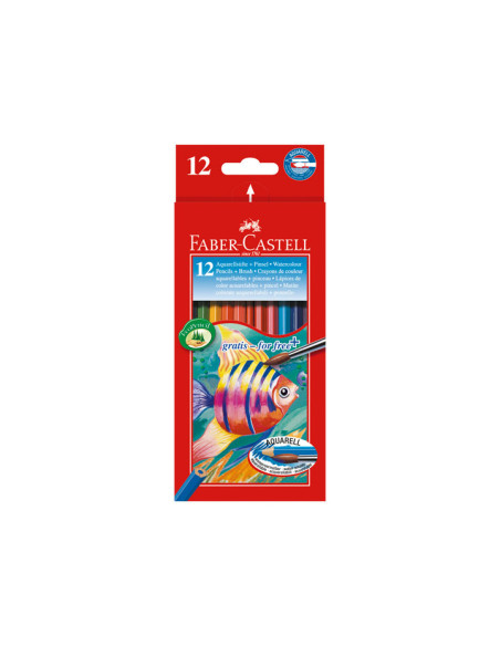 CAJA 12 LÁPICES FABER-CASTELL ACUAREABLES
