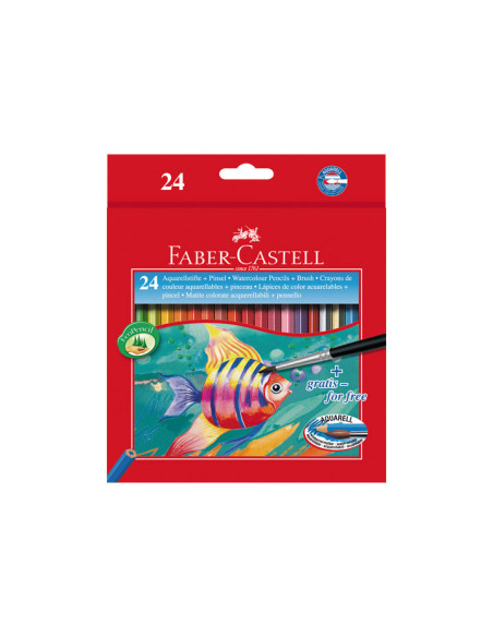 CAJA 24 LÁPICES FABER-CASTELL ACUAREABLES