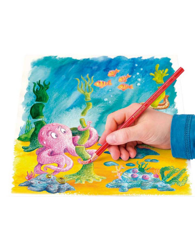 ESTUCHE 12 LÁPICES STAEDTLER NORIS AQUARELL