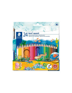 ESTUCHE 24 LÁPICES STAEDTLER NORIS AQUARELL