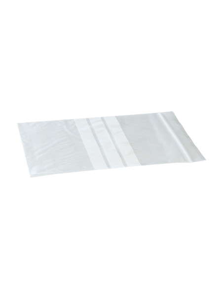 CAJA 100 BOLSAS AUTOCIERRE CON BANDA 70x100mm